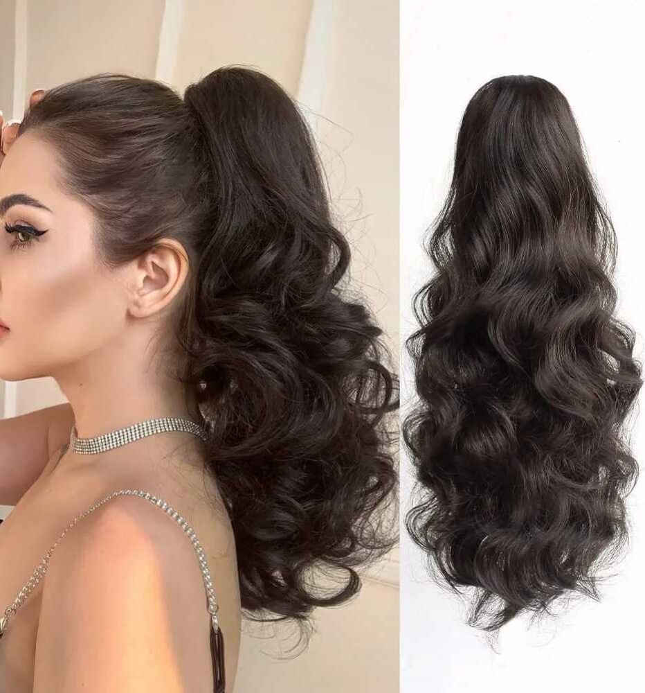 ন্যাচারাল ব্ল্যাক কাঁকড়া  Hair Extension